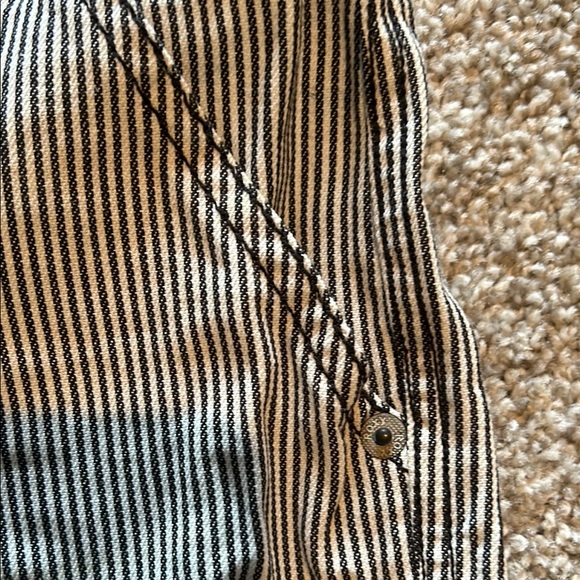 Roxy Black and White Striped Women's Shorts - Picture 9 of 10